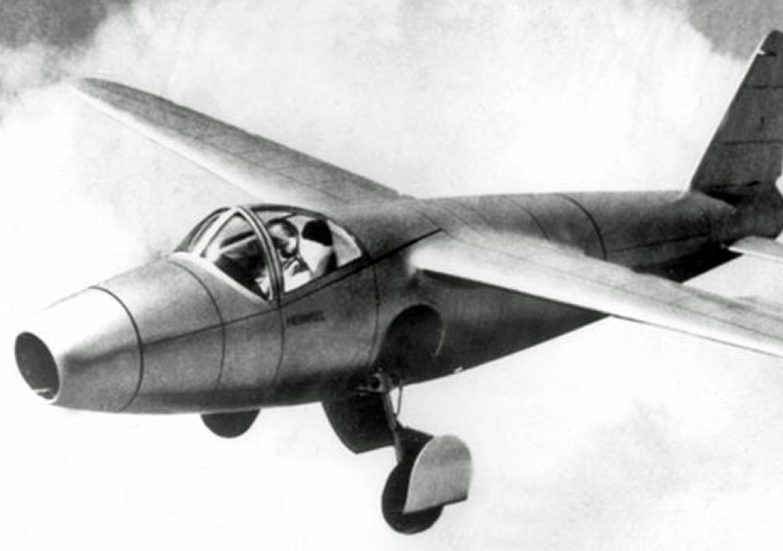 Historic photograph of a Heinkel aircraft